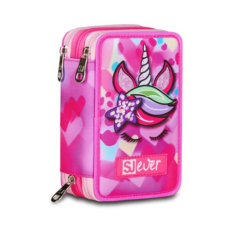 Astuccio 3 Zip Seven SJ Ever Unicornside Girl
