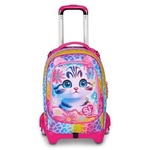 ZAINO TROLLEY SEVEN JACK 3WD SJ GANG GIRL CAT & AIR