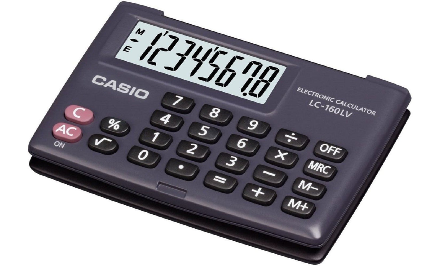 Calcolatrice Casio LC160LV - 8 Cifre Portatile Nera