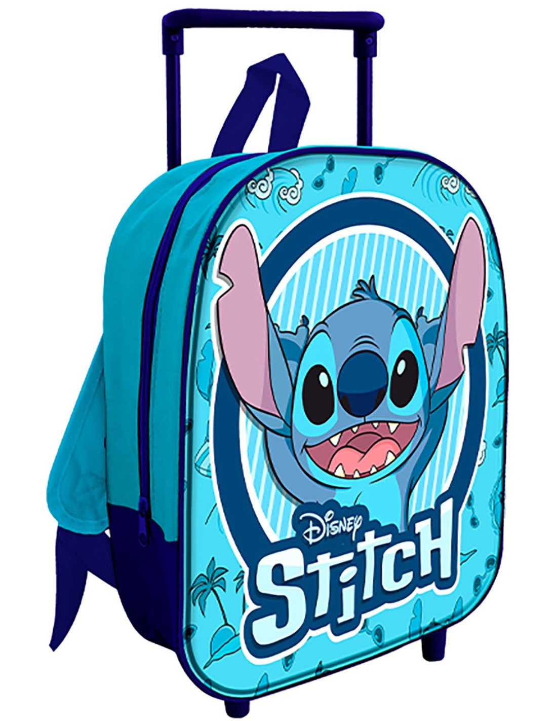 Disney Stitch - Zaino trolley asilo per bambini, 28cm