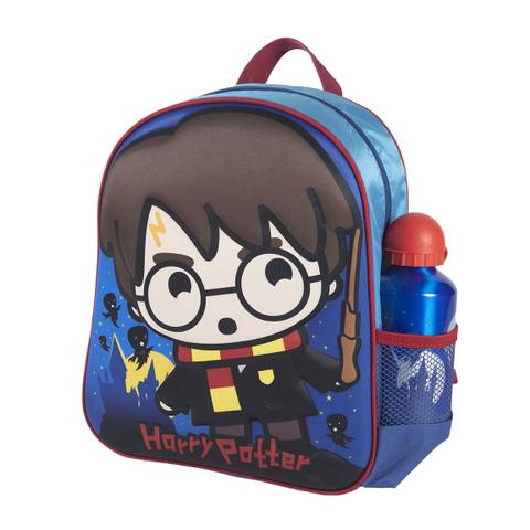 ZAINO HARRY POTTER 3D CON BORRACCIA ALLUMINIO 500ml