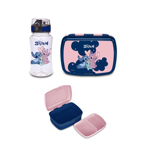 Set Borraccia + Portamerenda Lilo & Stitch Disney - Kit Scuola Bambini