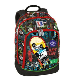 Zaino Dream Con Luci Nero Skate Young People