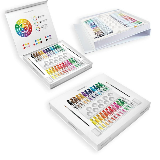 TEMPERA TINTAUNITA 24 COLORI XL ML.16 CON TAVOLOZZA E 1 PENNELLO