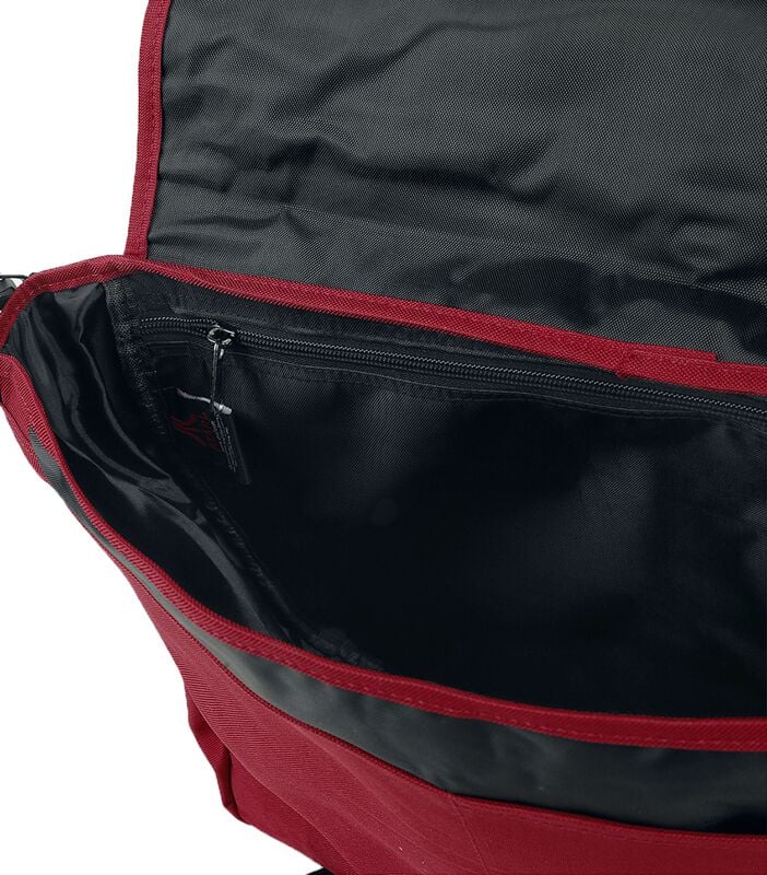 Tracolla Atari. Mb Datari. Messenger Bag With Japanese Logoark Red With Japanese Logo