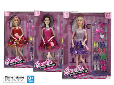 BAMBOLA CAMILLA CON ACCESSORI