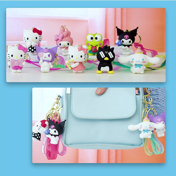 Portachiavi Hello Kitty and Friends Serie 2 - Accessori Kawaii Sanrio